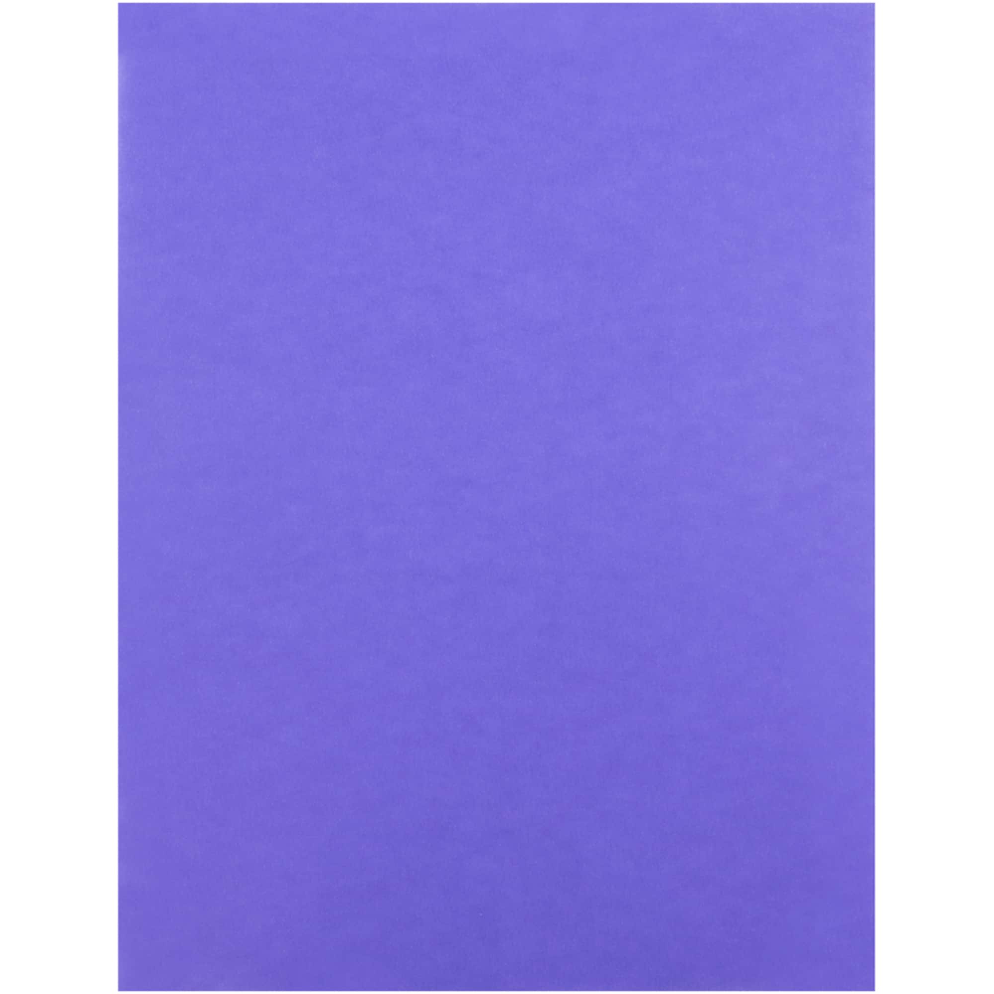 JAM Paper Primary Blue 8.5" x 11" 30lb. Translucent Vellum Paper, 100 Sheets